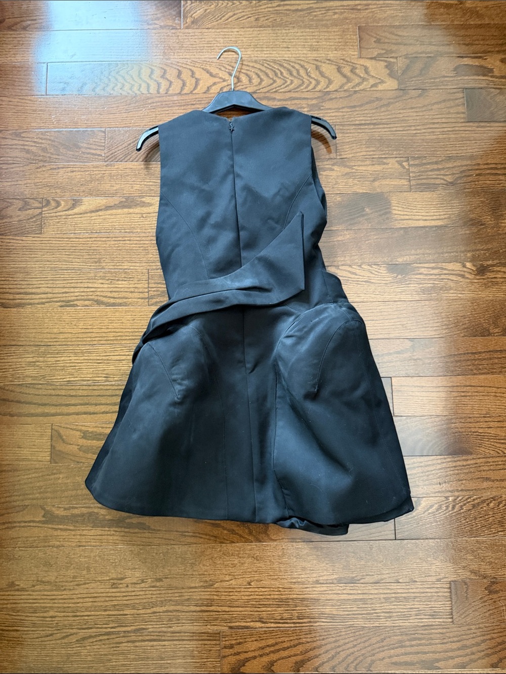 H&M x Mugler Black Sculpted Wool Mini Dress - Picture 3 of 3